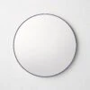 Blue Round Wall Mirror 20" -Furniture Store 102702 main recropped