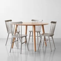 Ironica Moon Gray Chair 22 Ironica Moon Gray Chair -Furniture Store 102798 102801