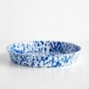 Splatter Blue Enamelware Deep Tray -Furniture Store 102804 1