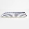 Bengal Blue Stripe Large Linen Coated Tray 2 Bengal Blue Stripe Large Linen Coated Tray -Furniture Store 102827