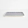 Bengal Blue Stripe Medium Linen Coated Tray 1 Bengal Blue Stripe Medium Linen Coated Tray -Furniture Store 102828