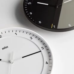 Braun BC17 White Wall Clock -Furniture Store 102921 102922 1