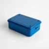 Toyo Steel Blue Stackable Storage Box 6" -Furniture Store 102924 1