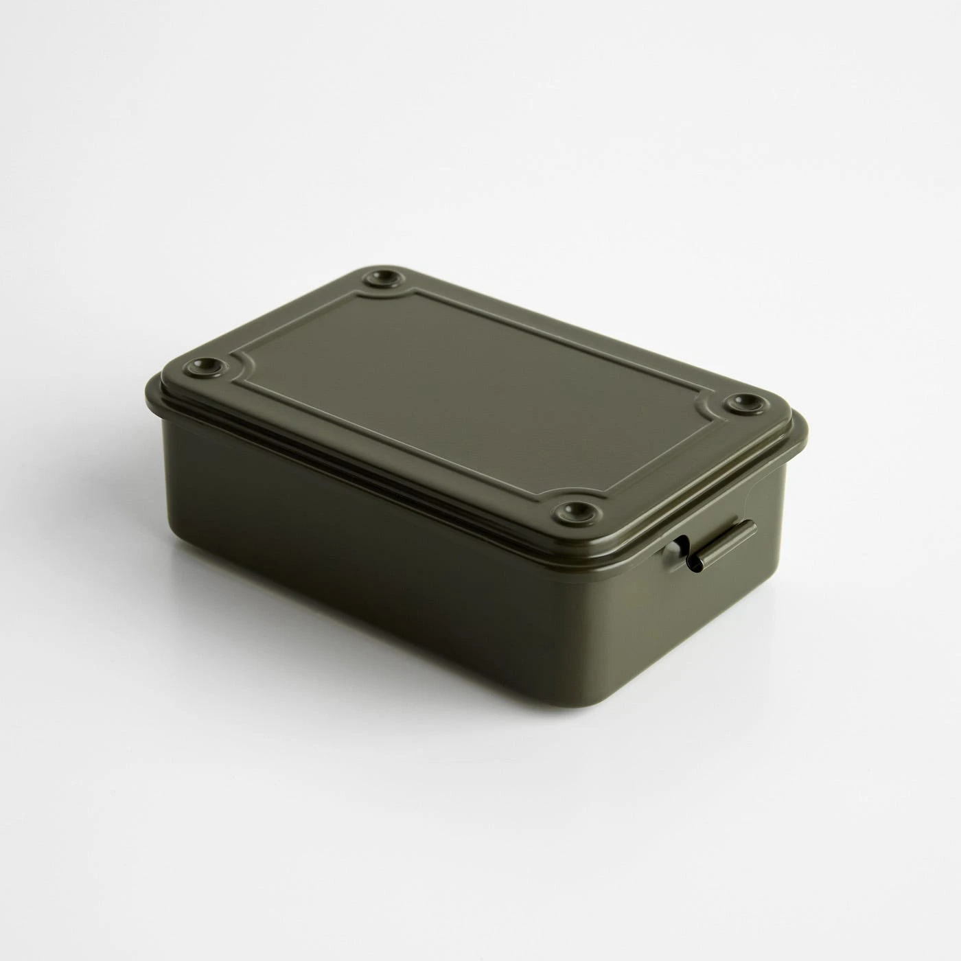 Toyo Steel Military Green Stackable Storage Box 6" 3 Toyo Steel Military Green Stackable Storage Box 6"