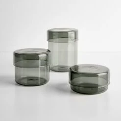 Schale Smoke Large Glass Case 9 Schale Smoke Large Glass Case -Furniture Store 102931 102933 102935