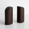 PI Dark Mahogany Brown Bookends Set Of 2 -Furniture Store 102936 1