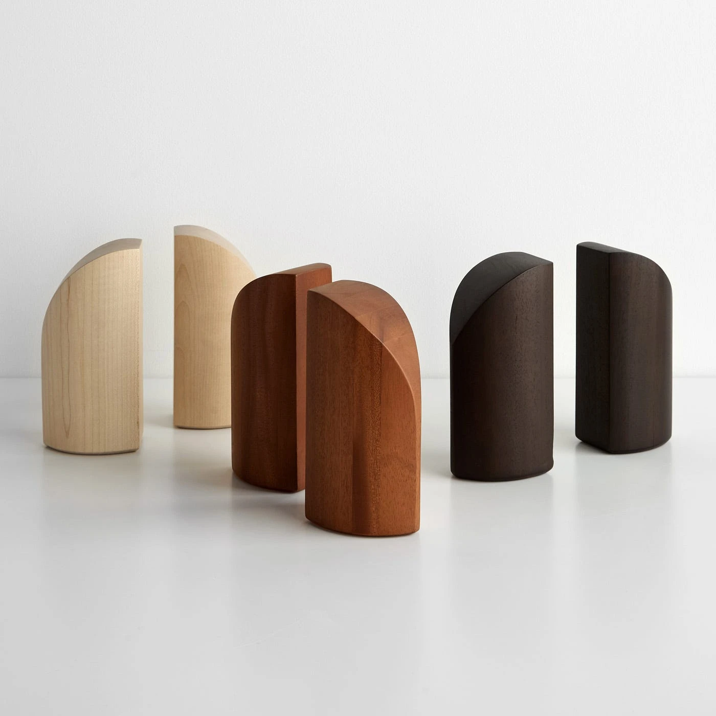 PI Mahogany Bookends Set Of 2 6 PI Mahogany Bookends Set Of 2 - Image 4