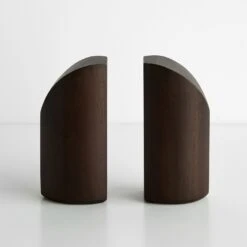 PI Dark Mahogany Brown Bookends Set Of 2 9 PI Dark Mahogany Brown Bookends Set Of 2 -Furniture Store 102936 2