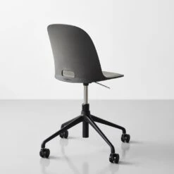 Alfi Dark Gray Reclaimed Work Chair -Furniture Store 102966 5