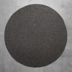 Tate Graphite Braided Round Rug 7'6"