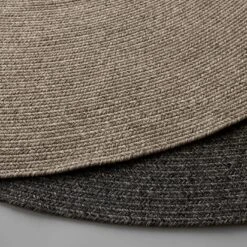 Tate Graphite Braided Round Rug 7'6" -Furniture Store 102976 102977 1