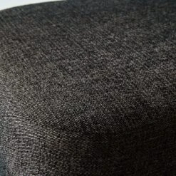 Block Black Twill Ottoman -Furniture Store 102986 3