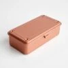 Toyo Steel Copper Stackable Storage Box 7.9" -Furniture Store 102997 1 1