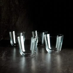 LSA International Arc Tumblers 9oz Set Of 4 11 LSA International Arc Tumblers 9oz Set Of 4 -Furniture Store 103016 slate