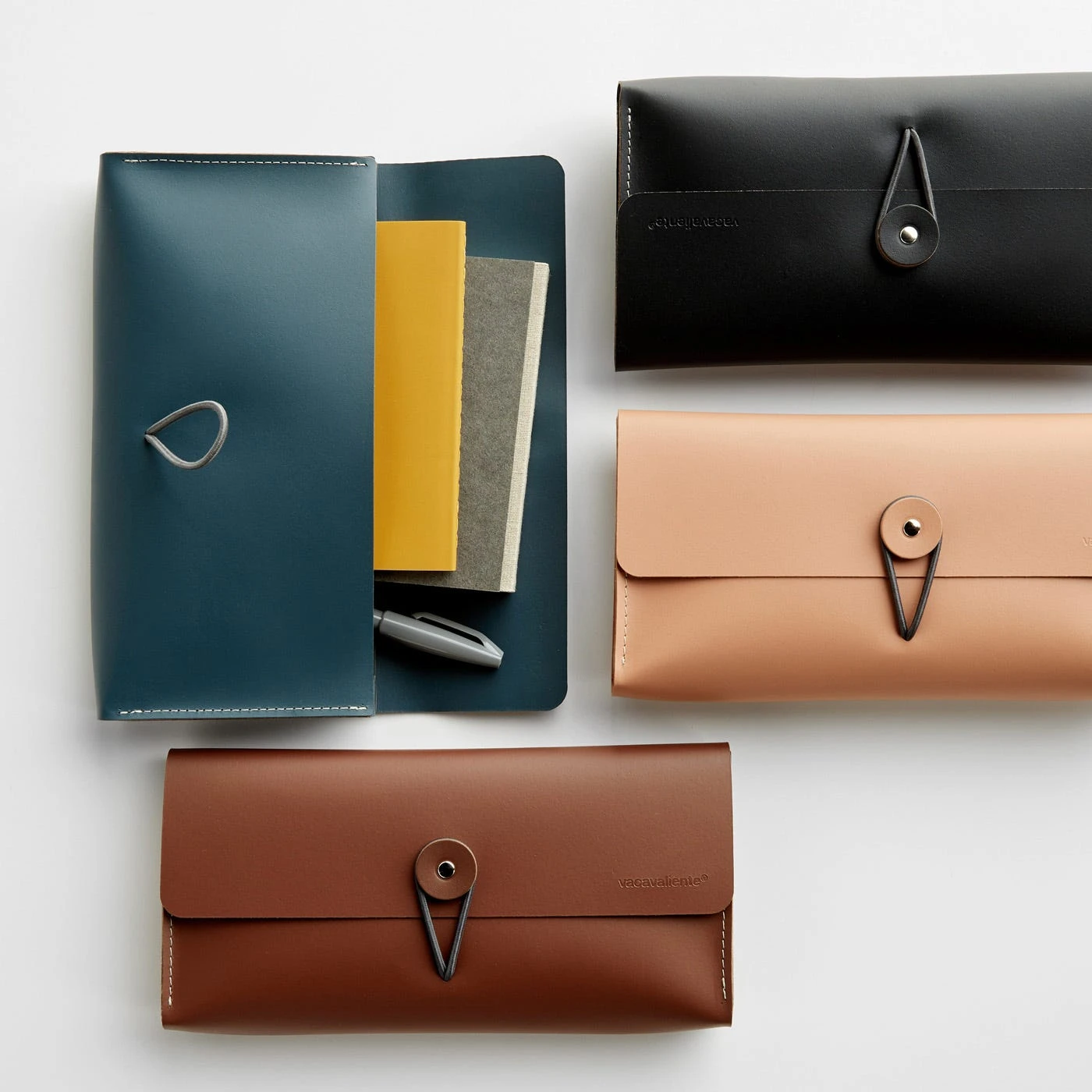 Pecan Leather Envelope Case 6 Pecan Leather Envelope Case - Image 4