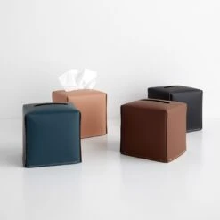 Black Leather Tissue Cover -Furniture Store 103115 103116 103117 103118