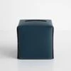 Deep Teal Leather Tissue Cover -Furniture Store 103117 1