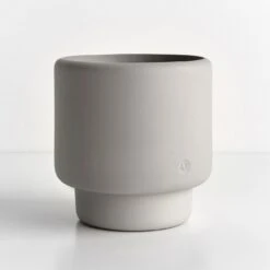 Botany Concrete Gray Medium Planter