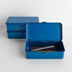 Toyo Steel Blue Stackable Storage Box 7.9" -Furniture Store 103148 4