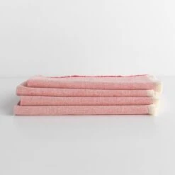 Classico Persimmon Red Napkins Set Of 4 -Furniture Store 103171 3