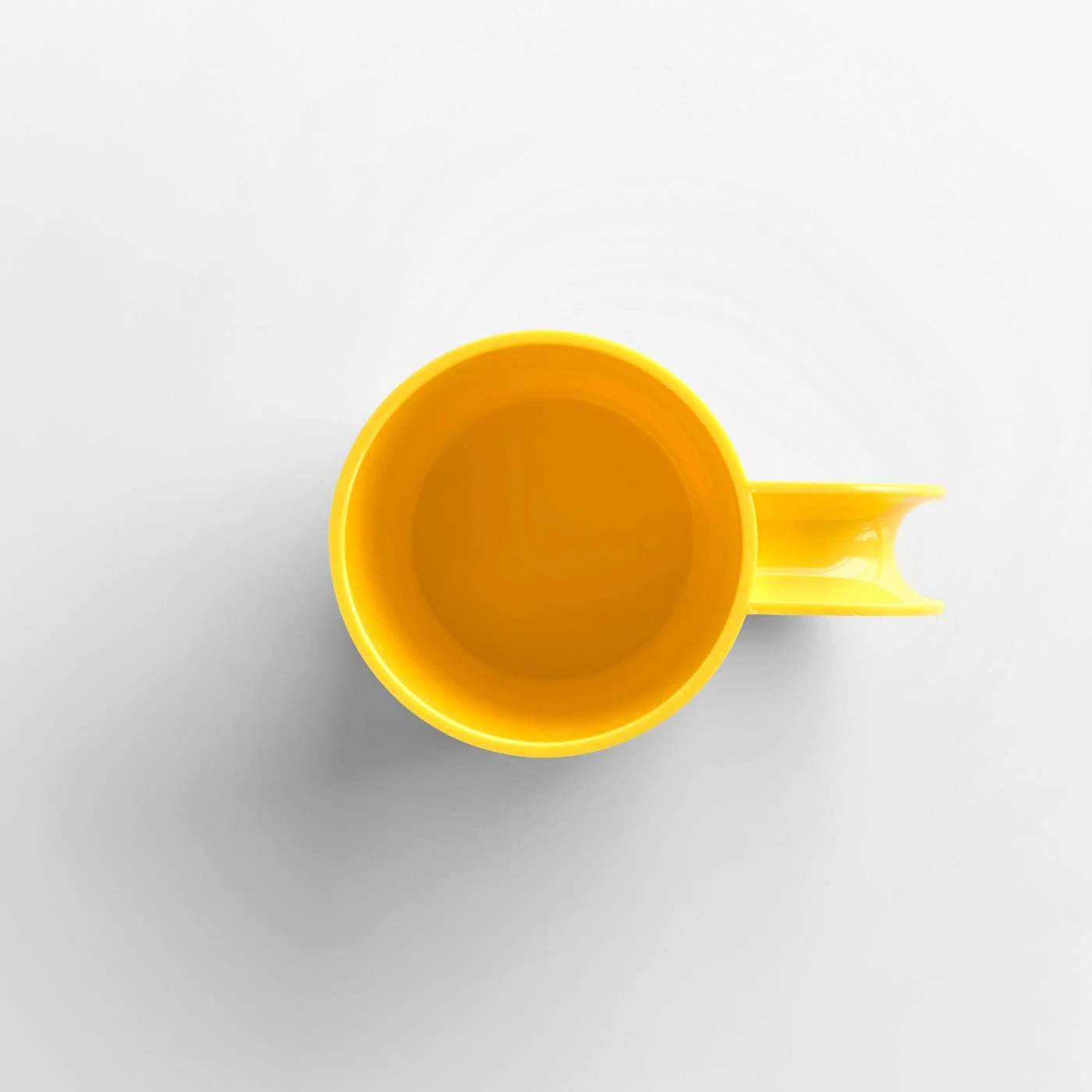 Heller Yellow Mugs Set Of 6 6 Heller Yellow Mugs Set Of 6 - Image 4