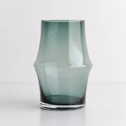 Arc Green Vase 8.3" H