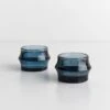 Arc Blue Tealight Holders Set Of 2 -Furniture Store 103206 1