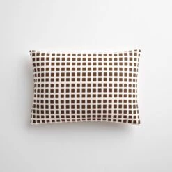 Tiles Bark Throw Pillow Cover 12" X 18"