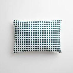 Tiles Lake Throw Pillow Cover 12" X 18"