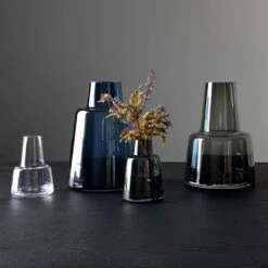 Flora Clear Small Vase -Furniture Store 1 page 25 flora vases 3