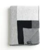Sonia Graphite Knit Throw Blanket -Furniture Store 22048 blanket colorblock b 980