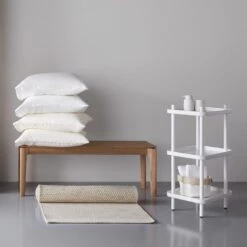 Bok Oak Bench 50" -Furniture Store 2 pg 2 3 hoyne oak storage cabinet kolmar oak bench block white shelf 1 2