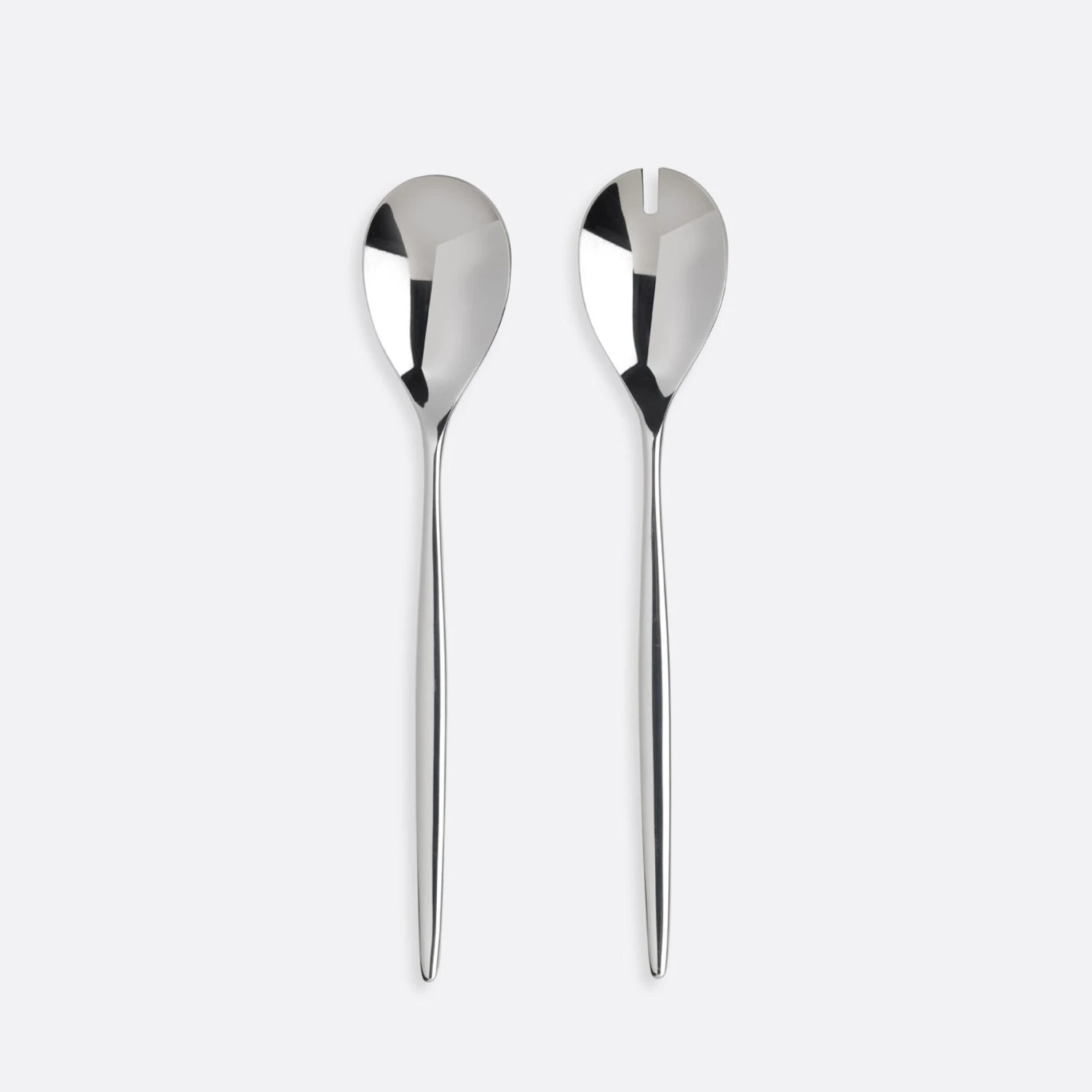 Eve Chrome Salad Servers 3 Eve Chrome Salad Servers