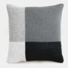 Sonia Graphite Knit Throw Pillow Cover 18" X 18" -Furniture Store Sonia Graphite Knit Throw Pillow Cover 18 x 18 2