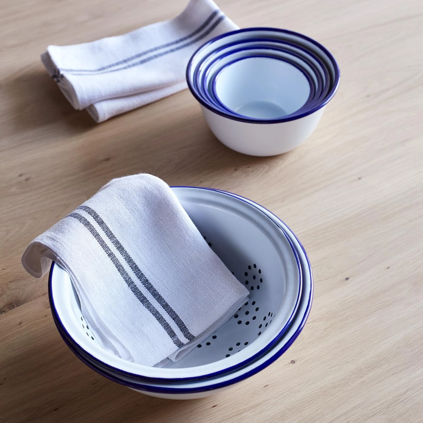 Linen White And Black Stripe Napkin 10 Linen White And Black Stripe Napkin - Image 8