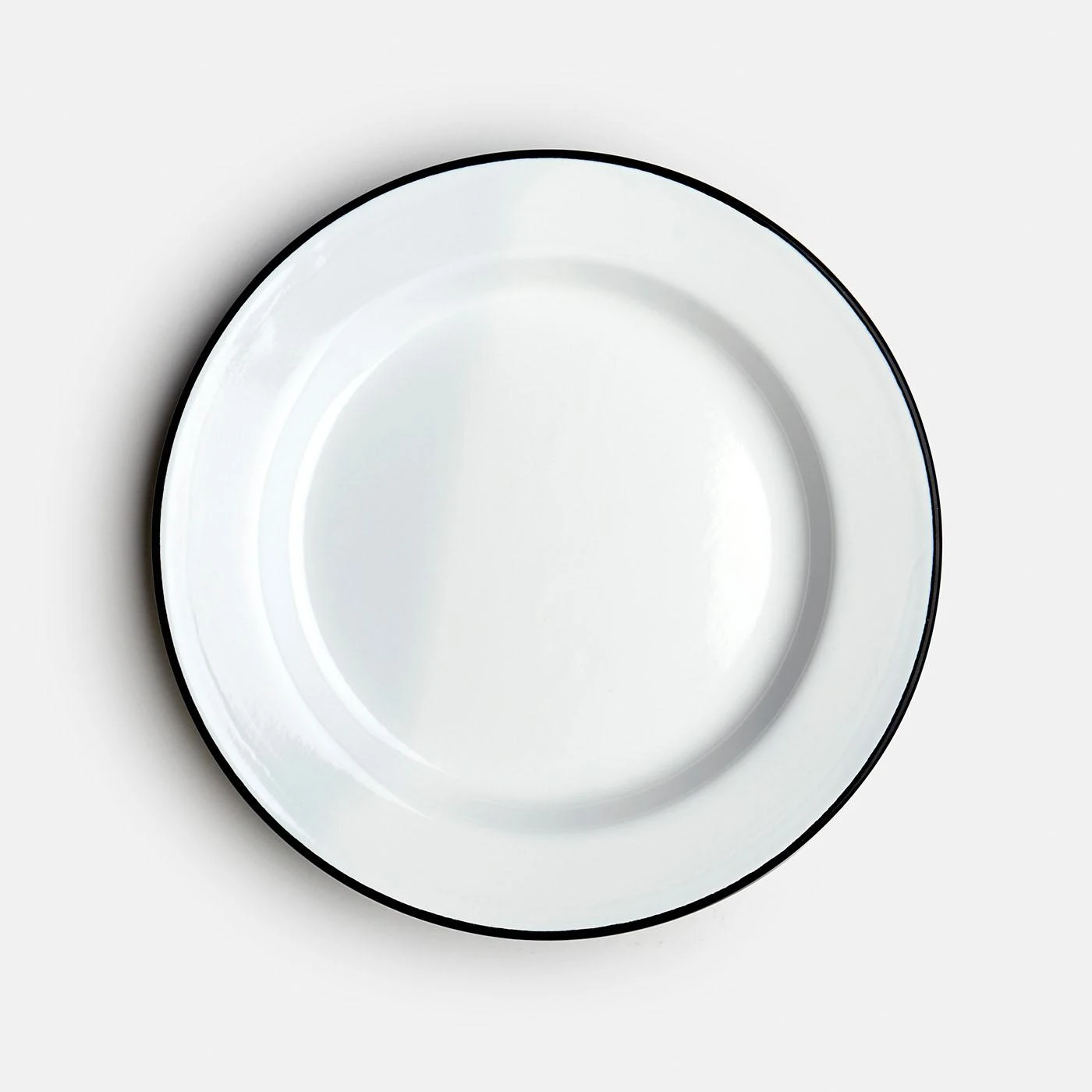 Falcon Black Enamelware Plates Set Of 4 4 Falcon Black Enamelware Plates Set Of 4 - Image 2