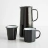 Falcon Black Enamelware 3 Pint Pitcher 2 Falcon Black Enamelware 3 Pint Pitcher -Furniture Store a134084t a134084m 100275 gallery option