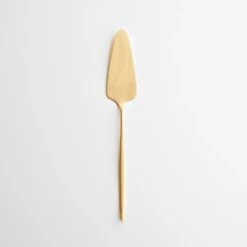 Eve Brushed Gold Pastry Server