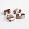 Brushed Copper Napkin Ring 1 Brushed Copper Napkin Ring -Furniture Store a258048nr 2022 gallery1