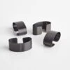 Brushed Black Napkin Ring -Furniture Store a258084nr 2022 gallery1