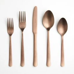 Galvin Copper 5pc Flatware Set