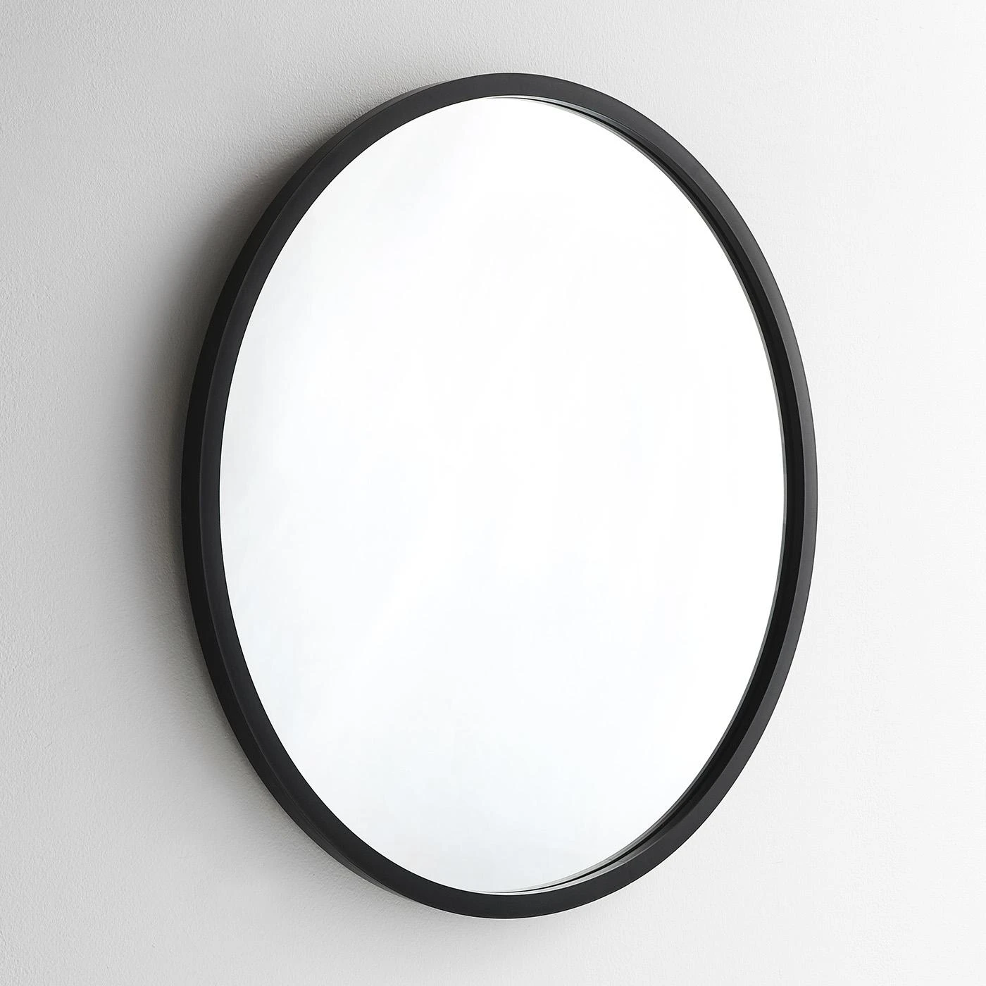 Hub Black Round Wall Mirror 24" 4 Hub Black Round Wall Mirror 24" - Image 2