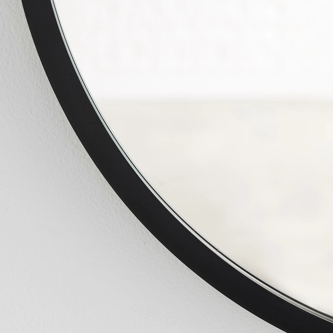 Hub Black Round Wall Mirror 24" 5 Hub Black Round Wall Mirror 24" - Image 3