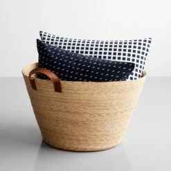 Natural Tall Floor Basket -Furniture Store a554094tfb 3
