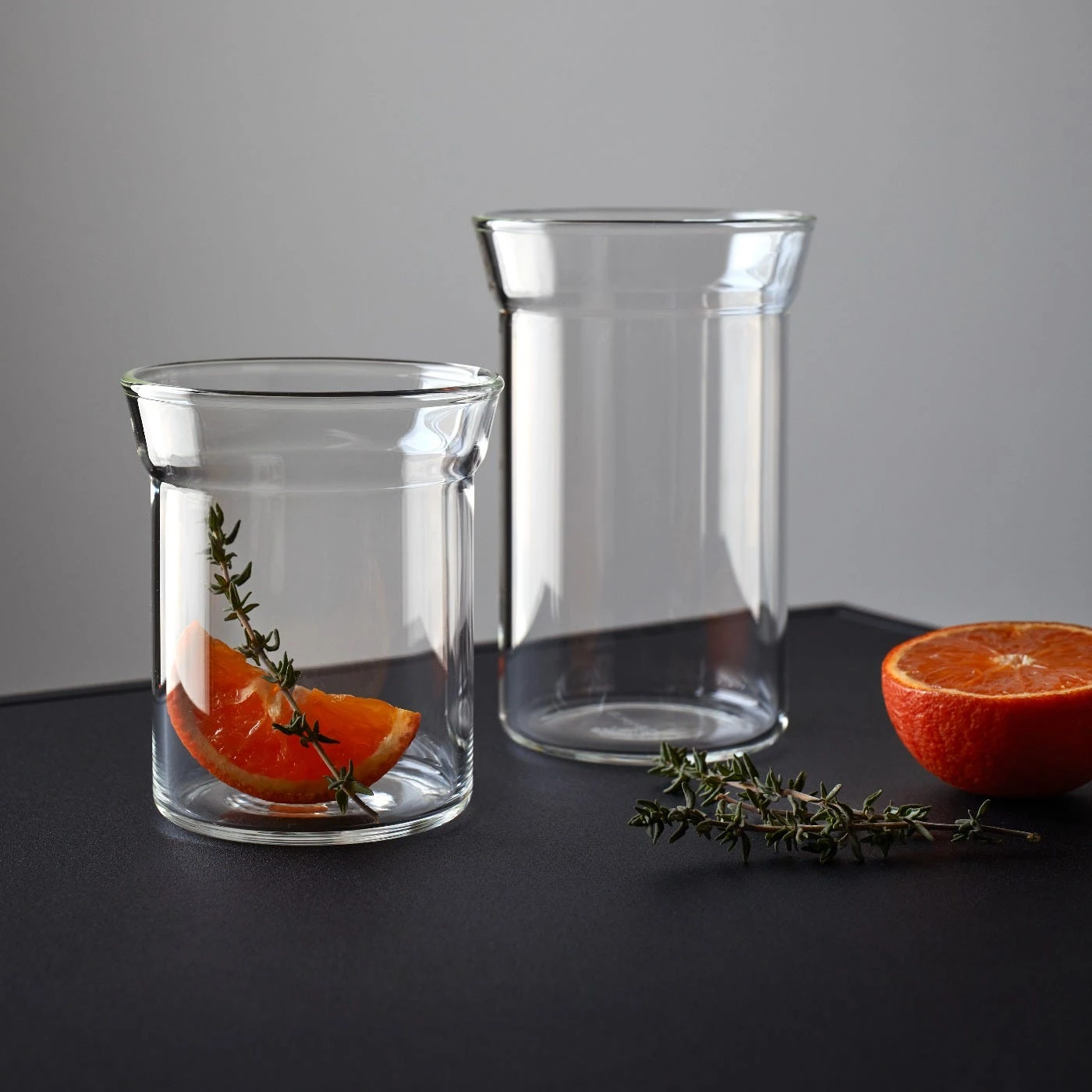 Angle Bold Clear Highball Glasses Set Of 2 6 Angle Bold Clear Highball Glasses Set Of 2 - Image 4