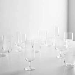 LSA International Arc Champagne Flutes Set Of 4 -Furniture Store arc glassware 3