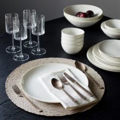 Onda Birch Round Placemat 19 Onda Birch Round Placemat -Furniture Store atelier tete white dinnerware otis white wine glasses version 2