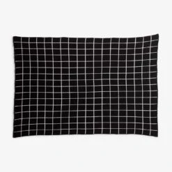 Grid Black Knit Throw Blanket -Furniture Store b191084b gallery 2 new add