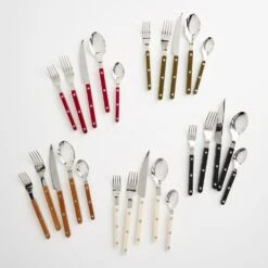 Bistro Fern Green 5pc Flatware Set 13 Bistro Fern Green 5pc Flatware Set -Furniture Store bistro group mix 1