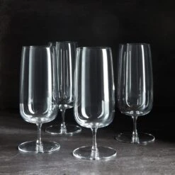 LSA International Borough Pilsner Glasses Set Of 4 6 LSA International Borough Pilsner Glasses Set Of 4 -Furniture Store boroughpilsner slatebox